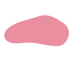 Modern liquid irregular blob shape abstract elements graphic Design. Pink flat style design fluid vector illustration set. 現代の液体の不規則な塊の形状の抽象的な要素のグラフィック デザイン。 ピンクのフラット スタイル デザイン流体ベクトル イラスト セット。