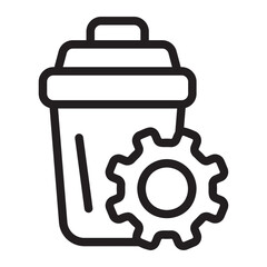 waste line icon
