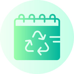 recycle gradient icon