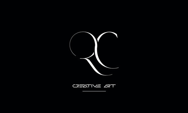 CR, RC, C, R abstract letters logo monogram