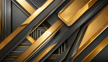 abstract luxury background of metal with black and gold color