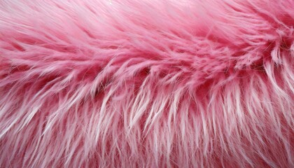 pink fur background surface wool texture copy space for your text