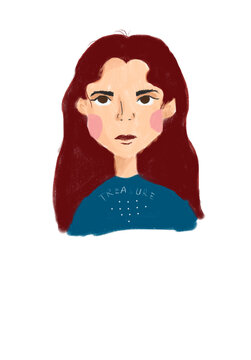 Fangirl illustration