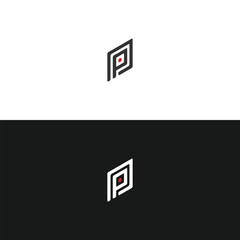 P letter logo design for fashion and beauty and spa company. P letter vector icon. P logo, P