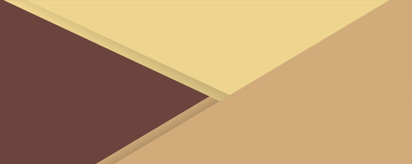 Brown abstract background. Unique shape. Banner template design, billboard, modern graphic pattern