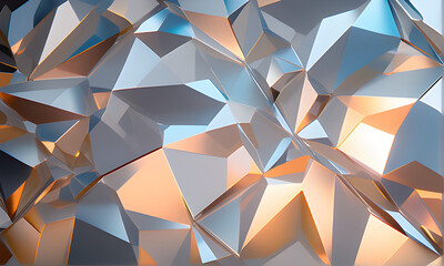 abstract wallpaper; diamond shapes, 3D