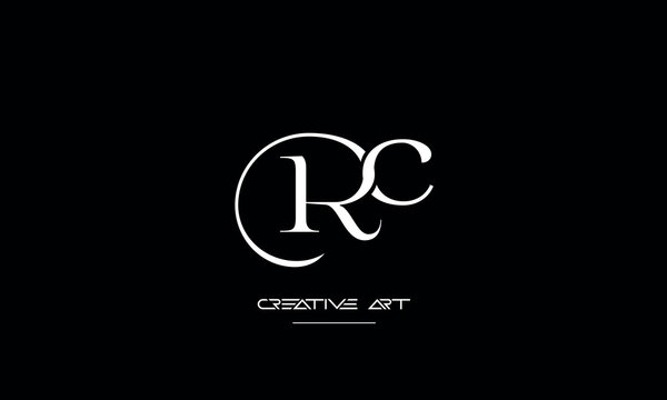 CR, RC, C, R abstract letters logo monogram