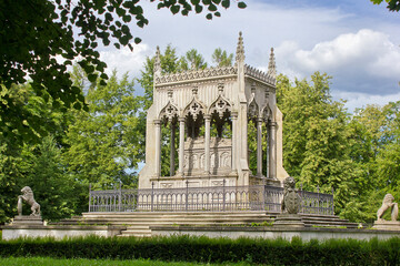 Obraz premium Mausoleum Potocki 19th century in Warsaw, Poland