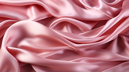 Obraz premium A delicate lilac silk fabric cascades gracefully over a soft satin surface, creating a dreamy and luxurious feel perfect for elegant clothing