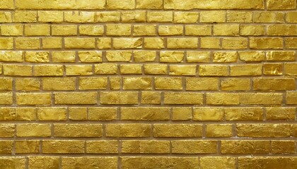 fortuna gold gold brick wall abstract texture background - obrazy, fototapety, plakaty