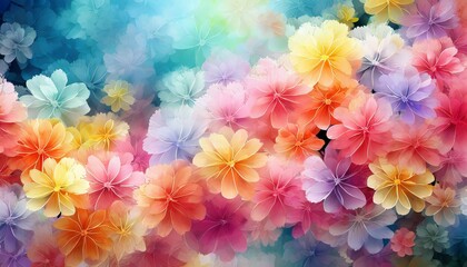 Fototapeta na wymiar colorful flower abstract background