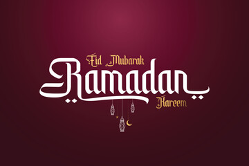 Ramadan Kareem holiday design. Celebrate Ramadhan Holy month in Islam