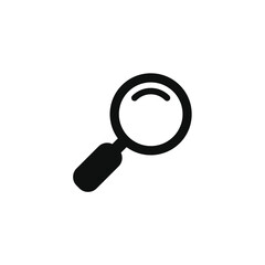 Search icon isolated on transparent background