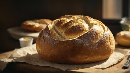 loaf of bread with seeds