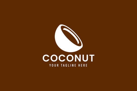 coconut logo vector icon illustration