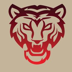 tiger head mascot