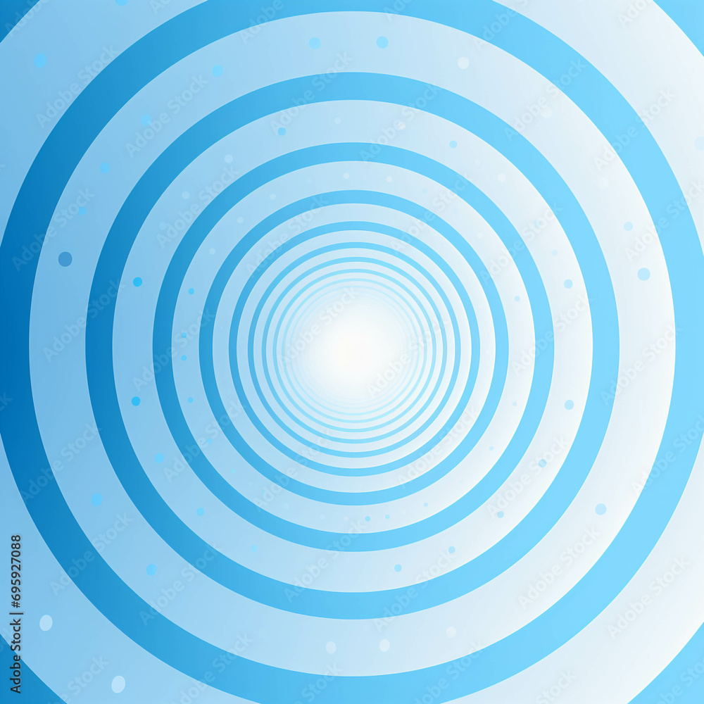 Poster blue circle pattern background image.