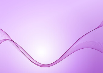 紫の細いウェーブライン背景