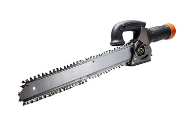 Alluring Black Color Compact Hand Axe On a White or Clear Surface PNG Transparent Background.