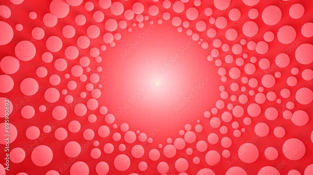 Poster red circle pattern background image.