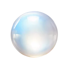 Fotobehang fortune teller iridescent crystal ball isolated background © samitha