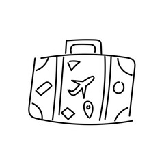 white line traveling illustration