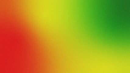 Mesh Gradient with Texture. Red, Green, And Yellow Colors. Abstract Banner. Black History Month, Kwanzaa