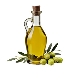 Olive oil, PNG image, isolated image.
