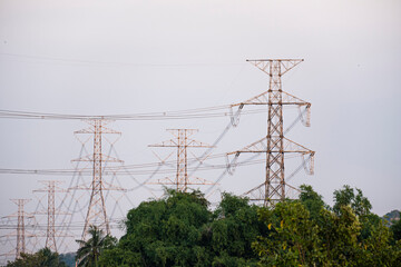 High-voltage Power line
