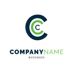 Initial Letter CCC Icon Logo Design Template