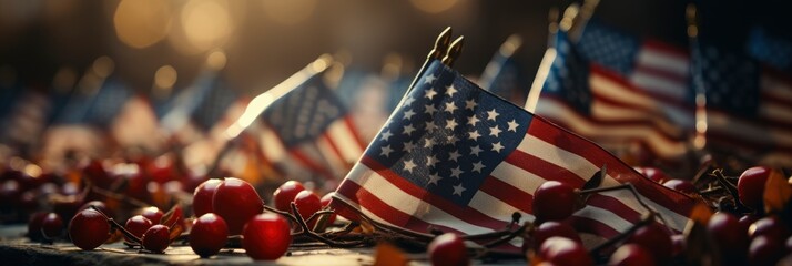 Happy Veterans Day American Flags Text, Background Image, Background For Banner, HD