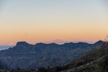 Obraz premium sunrise in the mountains