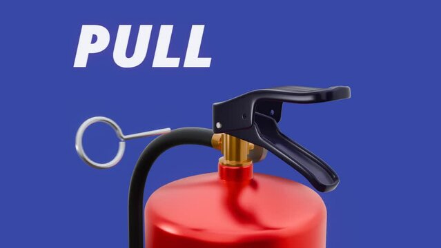 How to use fire extinguisher with PASS method