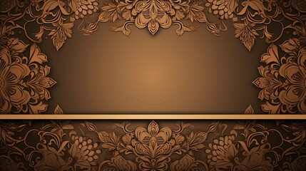 Floral Islamic Pattern Background