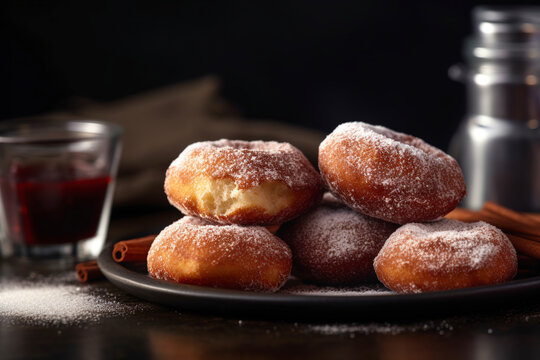 Delicious malasadas are served. (Generative AI)