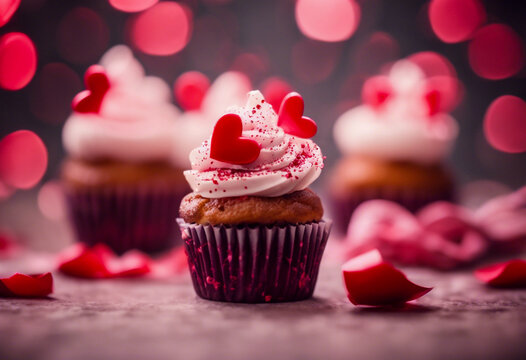 Dolci Emozioni- Cupcake Tematico per San Valentino con Amore