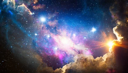 Zelfklevend Fotobehang space nebula elements of this image furnished by nasa © Mac