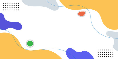 Abstract pop art background with wave pattern and wave line. Color wave template and presentation design