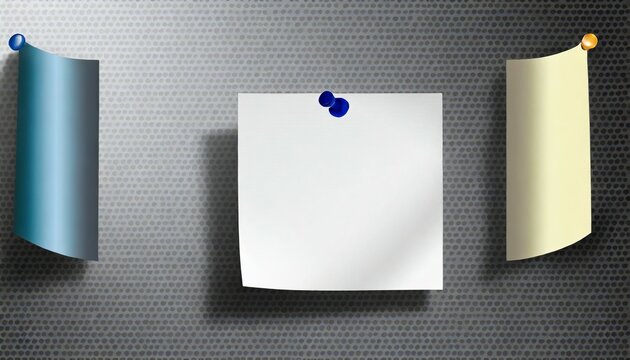 Realistic White Square Sticky Post Note As A Reminder With Soft Shadows On Background Illustration Clipart Images