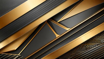 abstract luxury background of metal with black and gold color