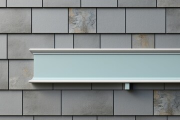 Grimy Gutter pipe background. New rooftop. Generate Ai