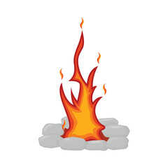 illustration of fire