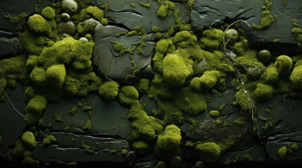 Seamless Mossy Texture Green Mass Element, Background Image, Background For Banner, HD