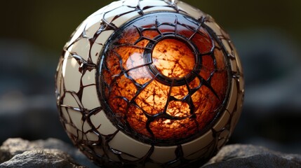 Fototapeta na wymiar Septarian Sphere Aragonite, Background Image, Background For Banner, HD
