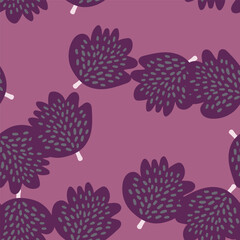 Fresh and trendy seamless design featuring succulents and floral elements.