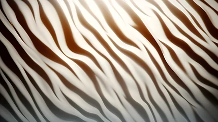 Schilderijen op glas Abstract background of zebra skin imitation. Wildlife zebra texture. © puhimec