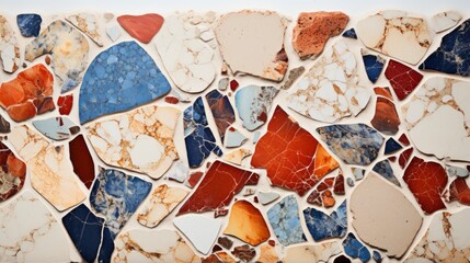 Terrazzo Marble Texture Mosaic Stone Porcelain, Background Image, Background For Banner, HD