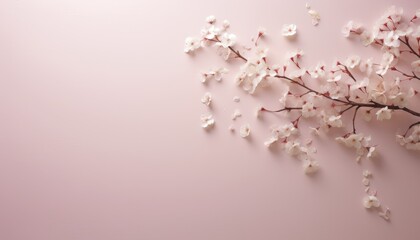 Elegant floral arrangement on soft pink background, perfect for versatile greeting cards