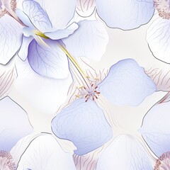 Elegant and delicate orchid flower showcasing its exquisite blooms in a mesmerizing top down view
