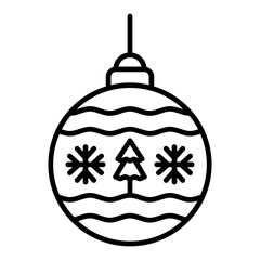 Fototapeta premium Bauble Icon